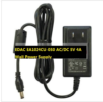 *Brand NEW* EDAC EA1024CU-050 AC/DC 5V 4A Wall Power Supply for Home/M2M Boosters 850012 - Click Image to Close
